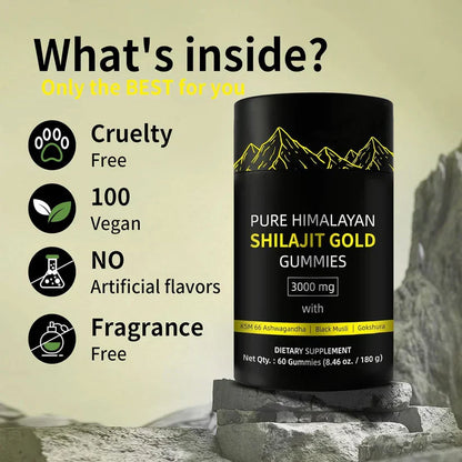 Forttuna™ - Pure Himalayan Shilajit Gold Gummies (Buy 1 get 1 Free)