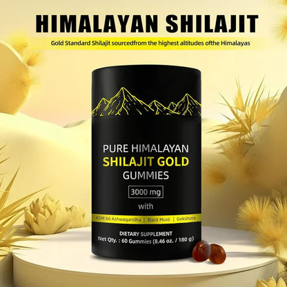 Forttuna™ - Pure Himalayan Shilajit Gold Gummies (Buy 1 get 1 Free)