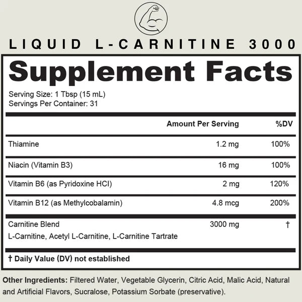 Forttuna™ Liquid L-Carnitine 3000 MG