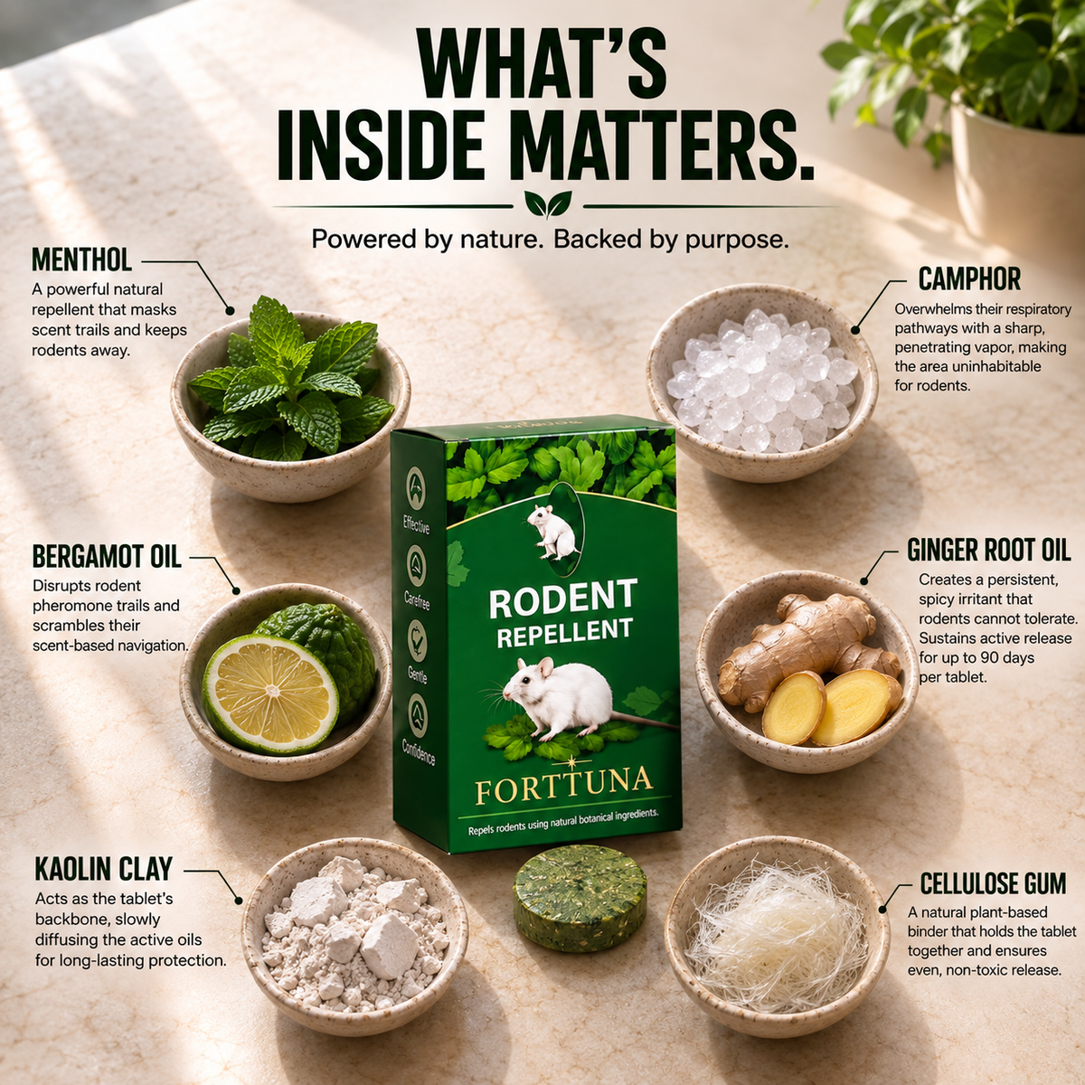 Forttuna™ Rodent Repellent Tablets