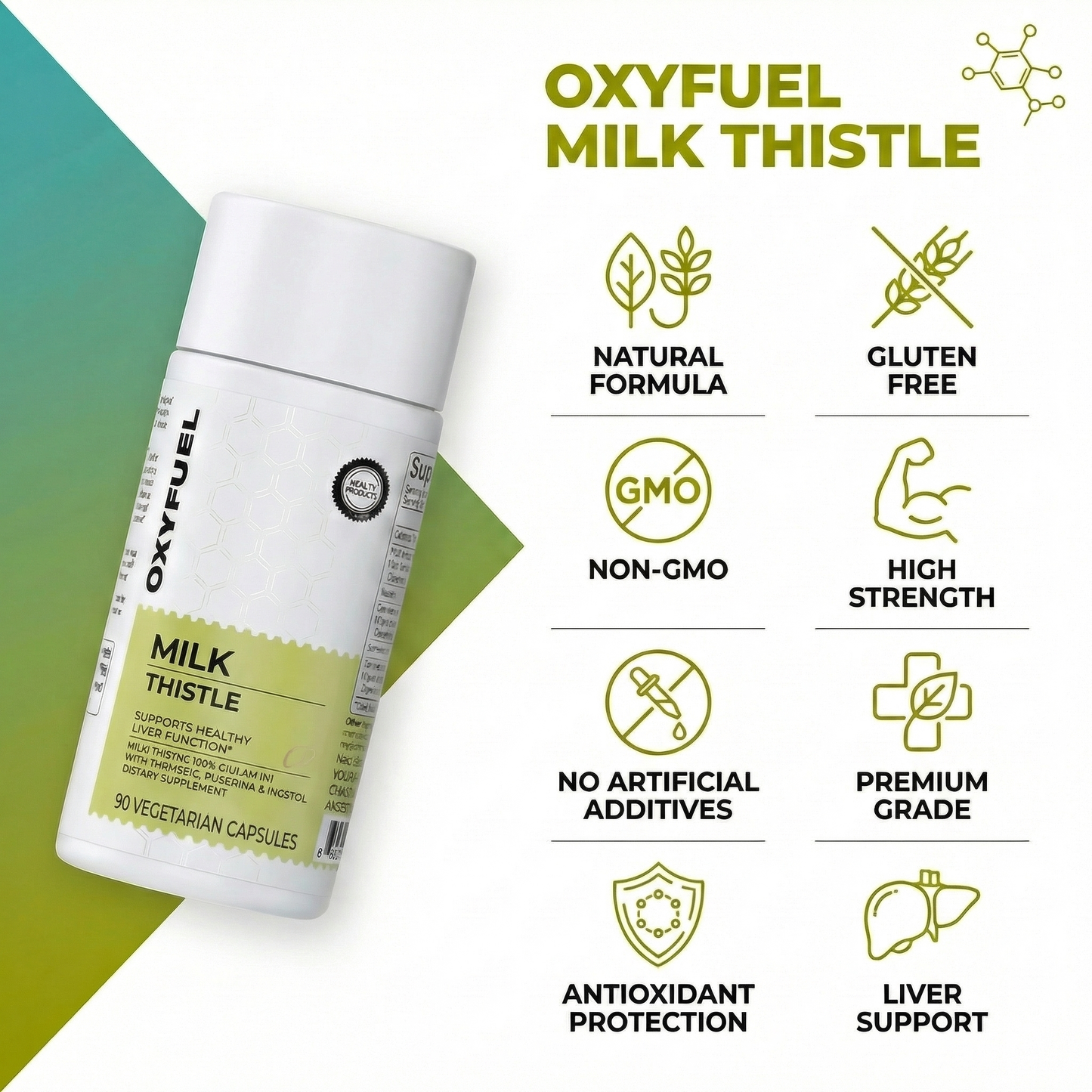 Forttuna™ Milk Thistle Liver Detox & Colon Cleanse